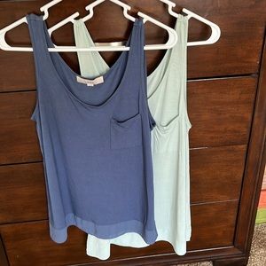 Pair of LOFT tank tops- size medium